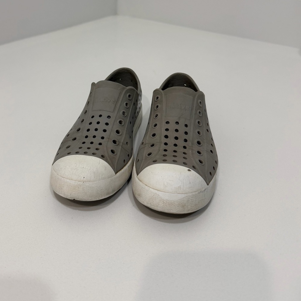 Native Kids Gray Slip-On Shoes